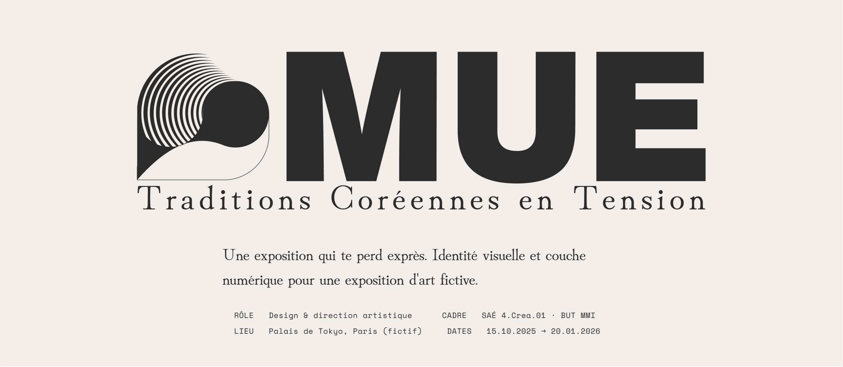 MUE — Traditions Coréennes en Tension